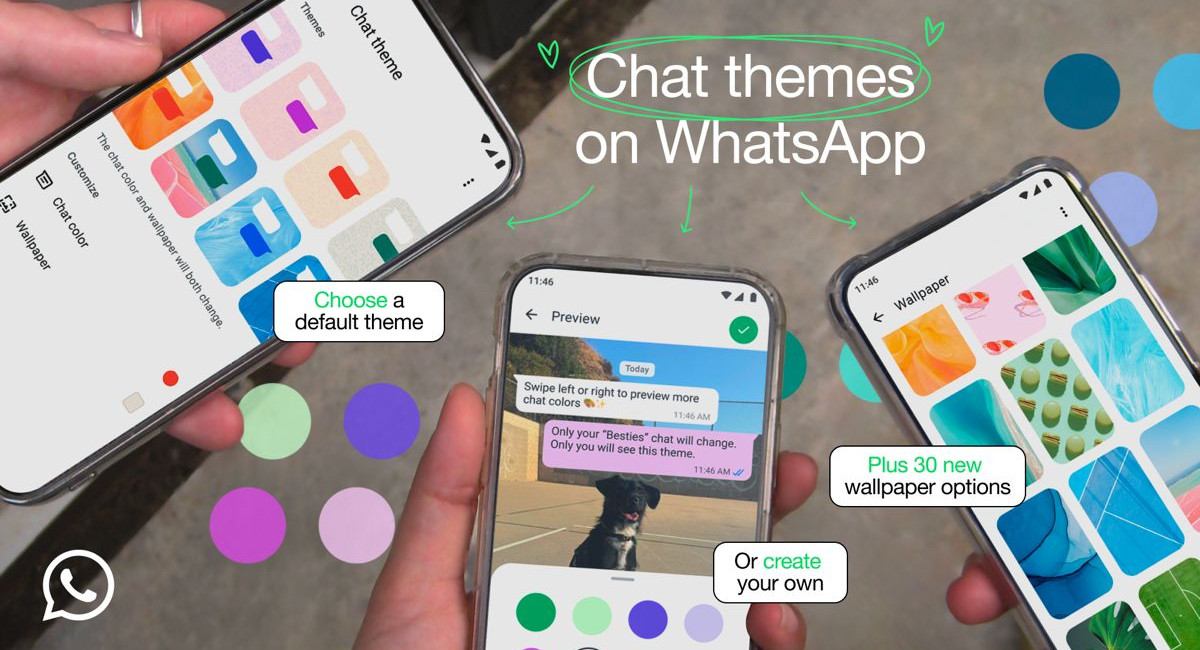 WhatsApp introduces customizable chat themes and backgrounds